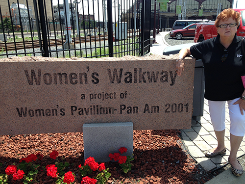 Women's Walkway at Canalside in Buffalo